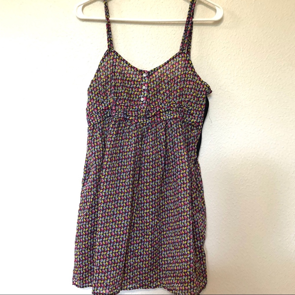 Zara Basic Bright Printed Sundress L